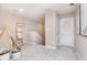 Bonus room featuring neutral tones and a cozy ' teepee at 7595 Bluegill Dr, Noblesville, IN 46062