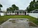 This backyard features a gazebo and nice lawn at 9527 Pepperidge Dr, Indianapolis, IN 46235
