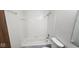 Full bathroom with tub and shower combo, toilet, and functional layout at 9730 English Oak Pl, Indianapolis, IN 46235