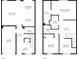 Detailed first and second floor plans showing layout and dimensions of rooms at 9771 Blue Violet Dr, Noblesville, IN 46060