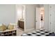 Comfortable bedroom leading to an ensuite bathroom and hallway, offering convenience and privacy for everyday living at 987 Oak Terrace Rd, Westfield, IN 46074