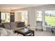 Inviting living room with a plush sectional sofa, stylish armchairs, and natural light at 987 Oak Terrace Rd, Westfield, IN 46074