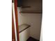 This closet maximizes space with shelving and rod, offering practical storage solutions at 1008 E 61St St, Indianapolis, IN 46220