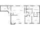 Layout featuring a kitchen, living room, bedrooms, bathrooms, dining area, and laundry room for spacious living at 10274 S 400 W, Pendleton, IN 46064