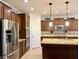 Kitchen with stainless steel appliances and lots of cabinet space at , Noblesville, IN 46060