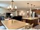 View of open-concept kitchen, dining and living area at , Noblesville, IN 46060
