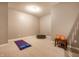 Finished basement area featuring exercise equipment with plush carpeting for a cozy workout space at 14274 Matt St, Carmel, IN 46033