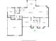 Detailed floor plan showcasing layout including kitchen, living room, bedroom, and garage at 14274 Matt St, Carmel, IN 46033