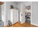 Pantry with organized shelving and storage for food items at 150 E 46Th St, Indianapolis, IN 46205