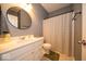 Neat and clean bathroom with a combined shower and tub at 15675 Myland Dr, Noblesville, IN 46062