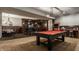 Finished basement with bar, pool table, and entertainment area for Gathering and friends at 1820 N 1100 E, Sheridan, IN 46069