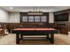 Recreation room with pool table, sleek lighting, and entertainment options at 1820 N 1100 E, Sheridan, IN 46069