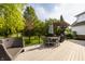 Outdoor deck with dining area, outdoor seating and grilling area, great for entertaining outdoors at 1820 N 1100 E, Sheridan, IN 46069