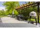 Outdoor deck featuring a grill, dining table, and outdoor furniture, perfect for outdoor entertaining at 1820 N 1100 E, Sheridan, IN 46069