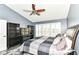Bedroom featuring a ceiling fan and windows for natural light at 18967 Mill Grove Dr, Noblesville, IN 46062