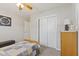 Well-lit bedroom with decor and natural light at 30 N Depot St, New Palestine, IN 46163