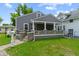 Charming single-Gathering home featuring a covered front porch and well-maintained lawn at 3636 Crescent Ave, Indianapolis, IN 46208