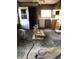 Spacious kitchen undergoing renovation with potential for a custom layout, ready for new flooring and updates at 409 Parkway St, Whiteland, IN 46184