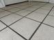 Close-up of tile flooring, showcasing its design and condition; perfect for a clean and modern look at 409 Parkway St, Whiteland, IN 46184