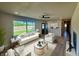 Open concept living room featuring ample natural light, and stylish furniture at 5861 N 330 W, Columbus, IN 47201