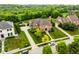 Gorgeous brick home with a large front yard, a lush backyard pool, and mature landscaping at 6639 E Deerfield Dr, Zionsville, IN 46077