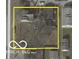 Aerial shot outlining property lines in yellow over the house at 9712 N Price St, Knightsville, IN 47857