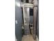 Close up of furnace and ventilation system with exposed ducts at 9712 N Price St, Knightsville, IN 47857