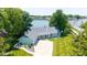 Beautiful waterfront home with large yard, attached garage, and fantastic lake views at 101 Edgewater Dr, Noblesville, IN 46062