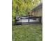 Large outdoor deck with built-in benches and multiple entry points at 10328 Central Ave, Carmel, IN 46280