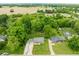 Expansive aerial view of a home surrounded by lush greenery and a sprawling landscape at 12920 N Oakhaven Dr, Camby, IN 46113