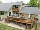 Multi-level deck offers ample space for dining and relaxing outdoors at 12920 N Oakhaven Dr, Camby, IN 46113