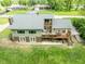 Expansive backyard featuring a deck and patio perfect for outdoor relaxation at 12920 N Oakhaven Dr, Camby, IN 46113