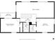 Detailed second-floor plan featuring bedrooms, a balcony, walk-in closet, and hall at 12920 N Oakhaven Dr, Camby, IN 46113