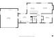 Detailed first-floor plan featuring a kitchen, living room, bedroom, garage, and dining area at 12920 N Oakhaven Dr, Camby, IN 46113