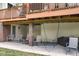 Covered outdoor space featuring chairs and swing; great place to entertain outdoors at 12920 N Oakhaven Dr, Camby, IN 46113