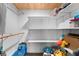 Walk-in closet with multiple shelves for organized storage at 12920 N Oakhaven Dr, Camby, IN 46113