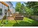 Backyard with patio, lawn, and swing set at 17841 Grassy Knoll Dr, Westfield, IN 46074