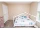 Cozy bedroom featuring charming decor and plush carpeting at 17841 Grassy Knoll Dr, Westfield, IN 46074