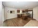 Modern kitchen with stainless steel appliances, granite countertops, and a functional center island at 1863 River Birch Dr, Greenfield, IN 46140