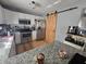 Updated kitchen featuring stainless steel appliances, modern countertops and white cabinets at 2248 Salem Park Dr, Indianapolis, IN 46239