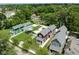 Aerial view of homes featuring well-maintained lawns and colorful exteriors at 2417 N Rural N Ave, Indianapolis, IN 46218