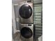 Stackable washer and dryer in laundry room at 3041 S Rybolt Ave, Indianapolis, IN 46241