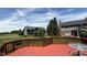 View from the red deck overlooking the beautiful and expansive back yard at 404 Joseph Way, Carmel, IN 46032