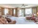 Bright living room with open layout featuring dining area and comfortable seating at 445 N 13Th Ave, Beech Grove, IN 46107
