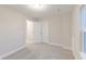 Light-filled, carpeted bedroom with double closets and views through a bright window at 5790 Arcade Blvd, McCordsville, IN 46055