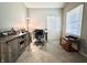 Functional office with ample storage, great lighting, and a comfortable workspace at 6366 Stratford N Dr, Fishers, IN 46038