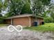 Picture showcasing brickwork and the back exterior of the single-story home at 6373 E Hadley Rd, Mooresville, IN 46158