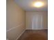 Dining room area with sliding glass doors, neutral paint and carpet at 708 Mountain Pine Dr, Greenwood, IN 46143