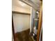 Utility closet with water heater at 710 Bacon St, Indianapolis, IN 46227