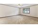 A bedroom features neutral colors and carpet flooring at 7426 N Carroll Rd, Indianapolis, IN 46236